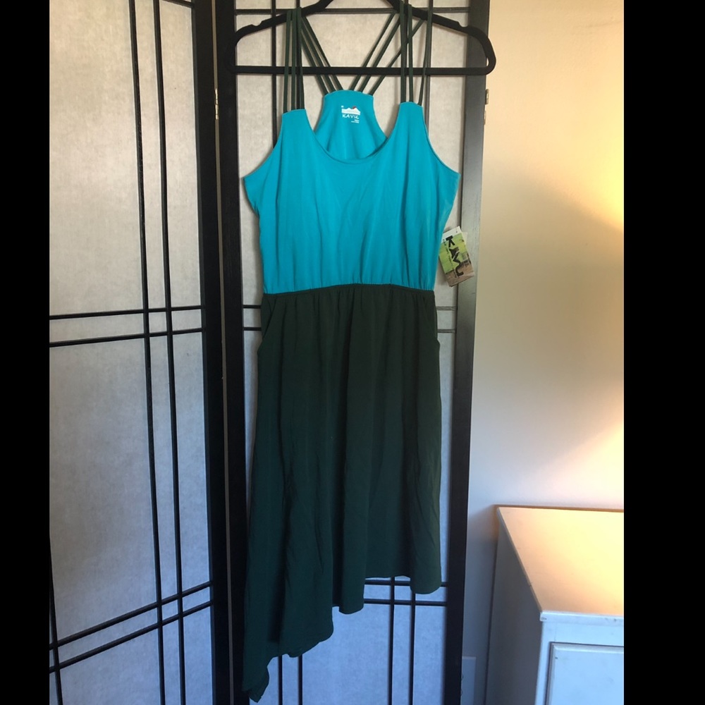 KAVU Two Tone Sundress with Pockets